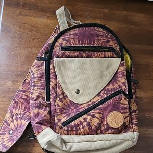 Stylish Tan and Brown Backpack